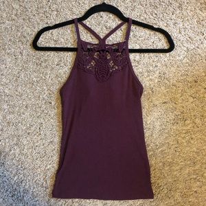 4/$25 Aeropostale maroon tank